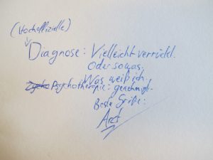 Hochoffizielle Profidiagnose